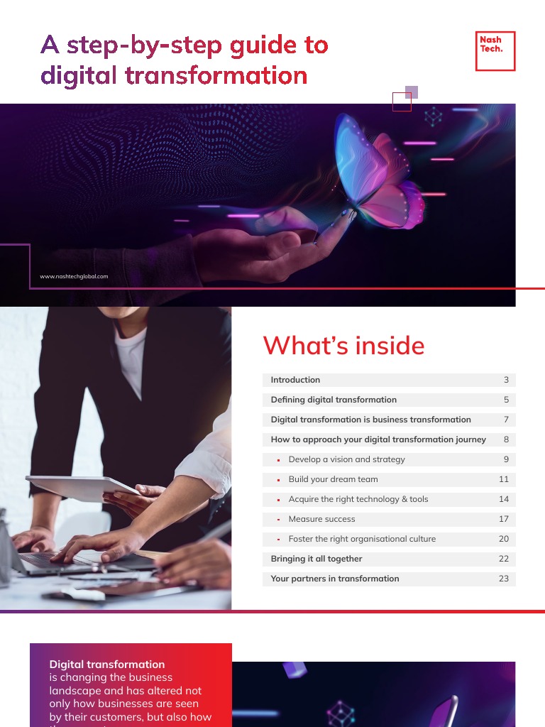 A Step by Step Guide To Digital Transformation 1 | PDF | Performance ...