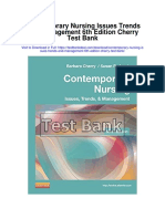 Contemporary Nursing Issues Trends and Management 6th Edition Cherry Test Bank