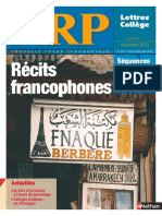 620 Récits Francophones Coll Nov 2010