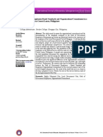 Oath of Government Employees-Based Standards and Organizational Commitment in A Local Government Unit in Central Luzon, Philippines