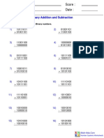 Binary Numbers S1 O7