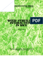 IRPS 68 Weed-Fertilizer Interactions in Rice