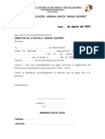 Solicitud Matrícula 2023-2024