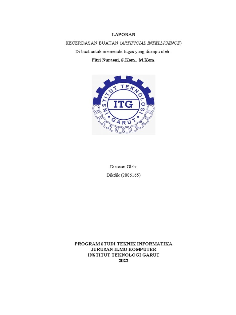 Tugas 8 Informatika E 2006165 | PDF