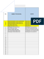 School Profile Analysis Template