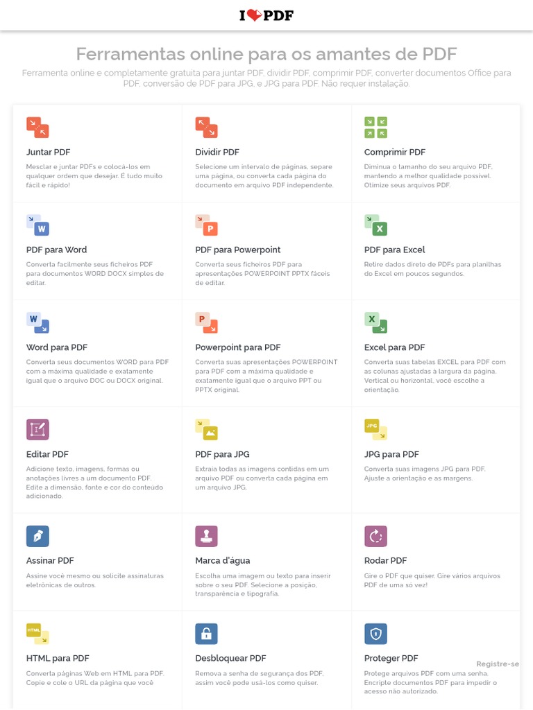 FERRAMENTAS ONLINE PARA OS AMANTES DE PDF visual data 2