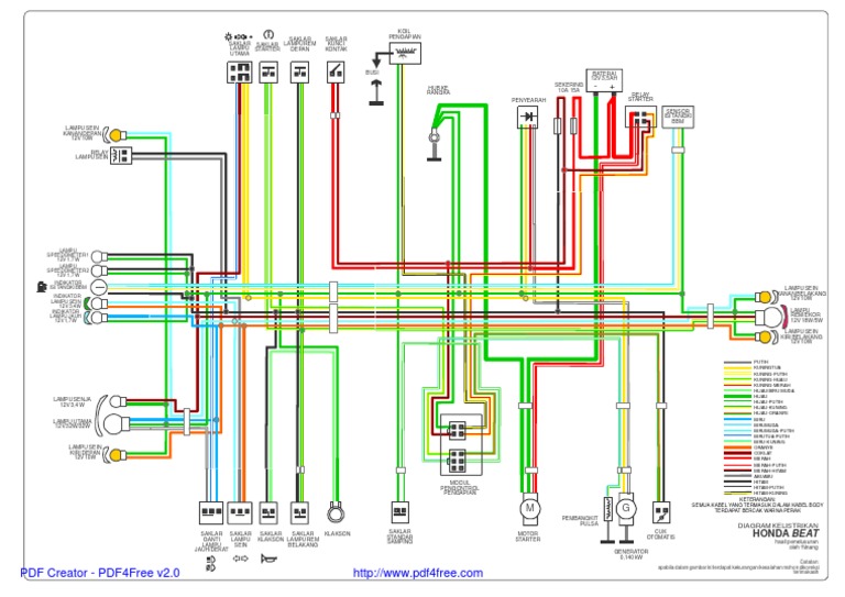 BeAT Wiring Diagram-1 | PDF