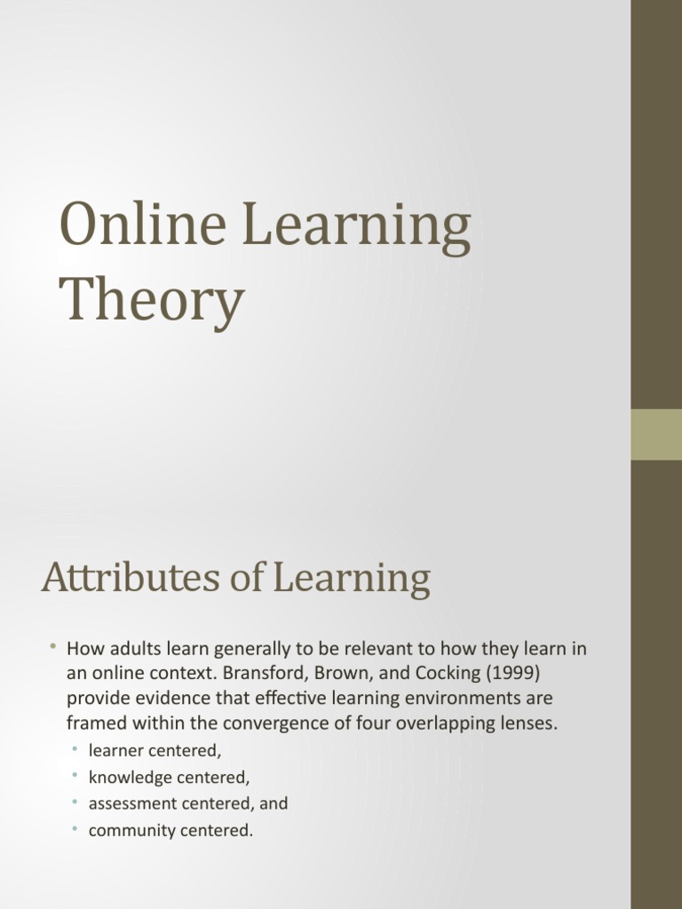 Online Learning Theory PDF