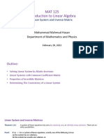 1.6 - Linear System and Inverse Matrix