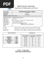 Course Outline MAT 125.6 Spring 2022