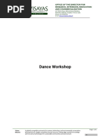 Implementation of Dance Workshop