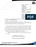 Soliicitud Sentencia Interlocutoria Alimentos Julio