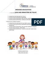 Unidades Educativas