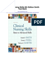 Clinical Nursing Skills 8th Edition Smith Test Bank
