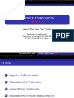 L12C43 - Differentiation and Integration of Fourier Series