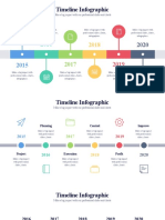 Project Timeline Infographic Green Variant