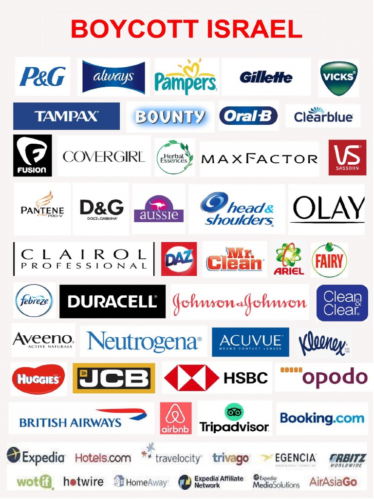Boycott List PDF