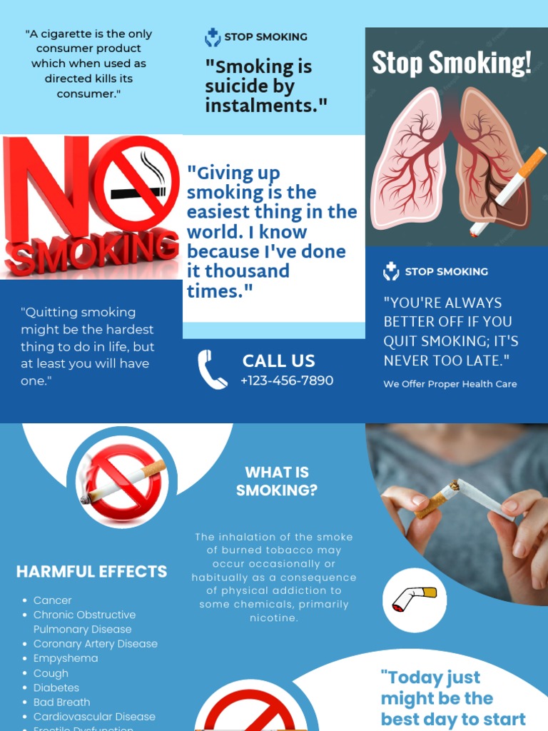 Stop Smoking: Health Risks & Benefits | PDF