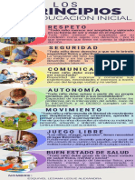 Infografía de Los Principios de La Educacion Inicial