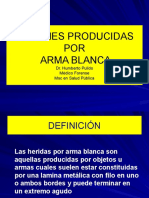 Arma Blanca y Arma de Fuego