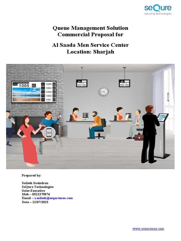 Al Saad Men Service Ceneter - Queue Solutions Commercial Proposal by ...