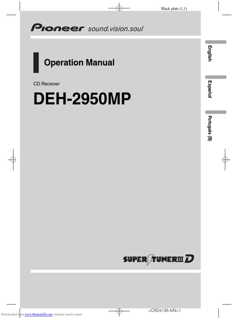 Deh 2950 MP | PDF | Compact Disc | Equalization (Audio)