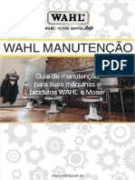 WAHL GUIA DE MANUTENCAO Máquina de corte