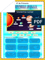 Sistema Solar Ejercicios 6°