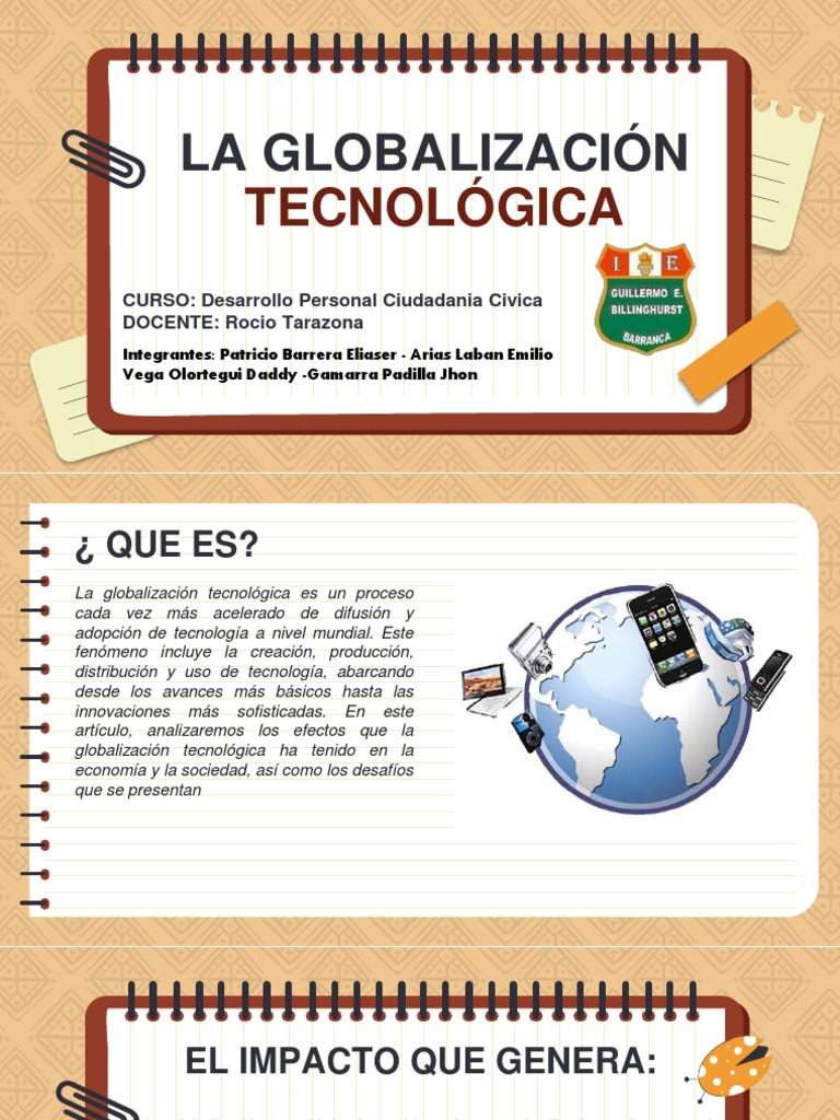 Impacto y Desafíos de la Globalización Tecnológica | PDF