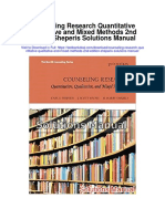 Counseling Research Quantitative Qualitative and Mixed Methods 2nd Edition Sheperis Solutions Manual