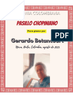 PASILLO CHOPINIANO. para Piano Por Gerardo Betancourt.