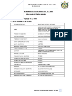 Informe Mensual Residente Enero 2023