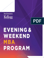Kellogg Evening Weekend MBA Viewbook