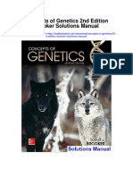 Concepts of Genetics 2nd Edition Brooker Solutions Manual