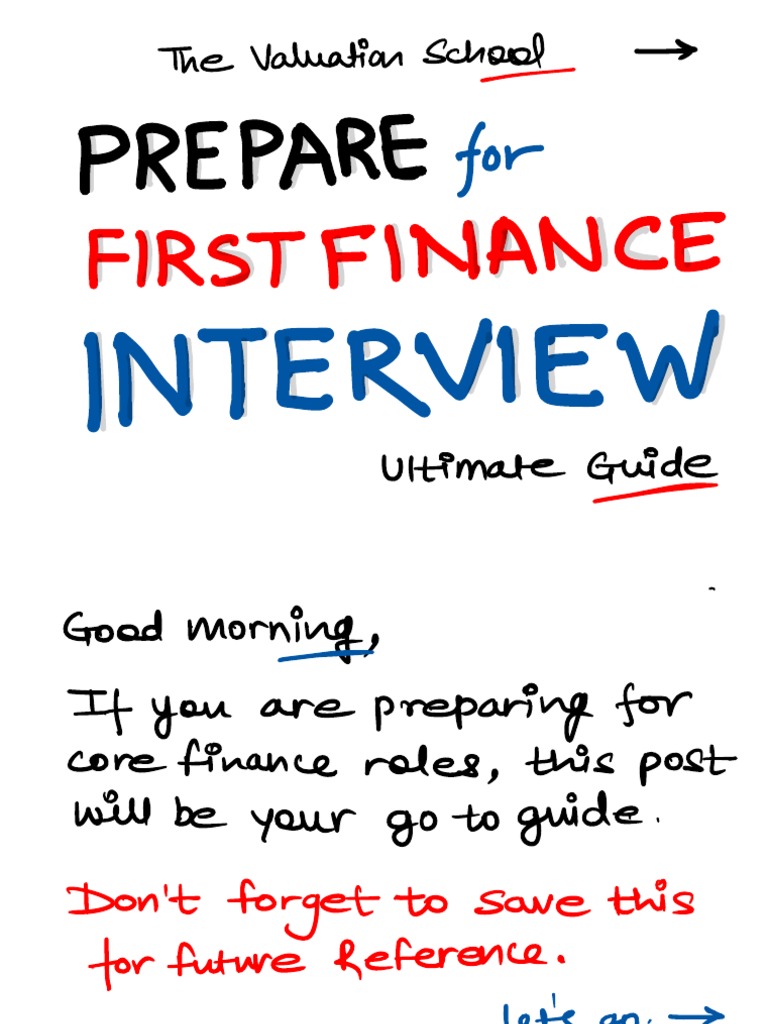 Finance Interview Preparation Guide | PDF | Valuation (Finance) | Economies