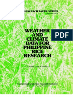 IRPS 41 Weather and Climate Data for Philippines Rice Research