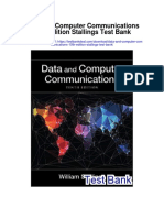 Data and Computer Communications 10th Edition Stallings Test Bank