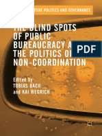 Bach and Wegrich (Eds) 2019 the Blind Spots of Public Bureaucracy and the Politics of Noncoordination