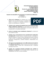 PREGUNTAS - Aspectos de Salud Pública en La Prevención y El Control de Las Deficiencias de Vitaminas