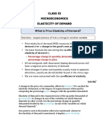 Elasticity of Demand