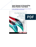 Contemporary Issues in Accounting 2nd Edition Rankin Test Bank