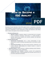 Becoming A Security Operations Center (SOC) Analyst