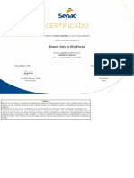 Certificado Curso Assistente Fiscal