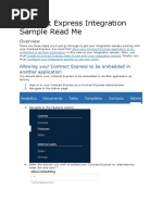 Contract Express Integration Sample Read Me