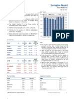 Derivatives Report 29th September 2011