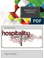 Hospitality Seminar Introduction