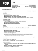 Ajay Tandon Resume