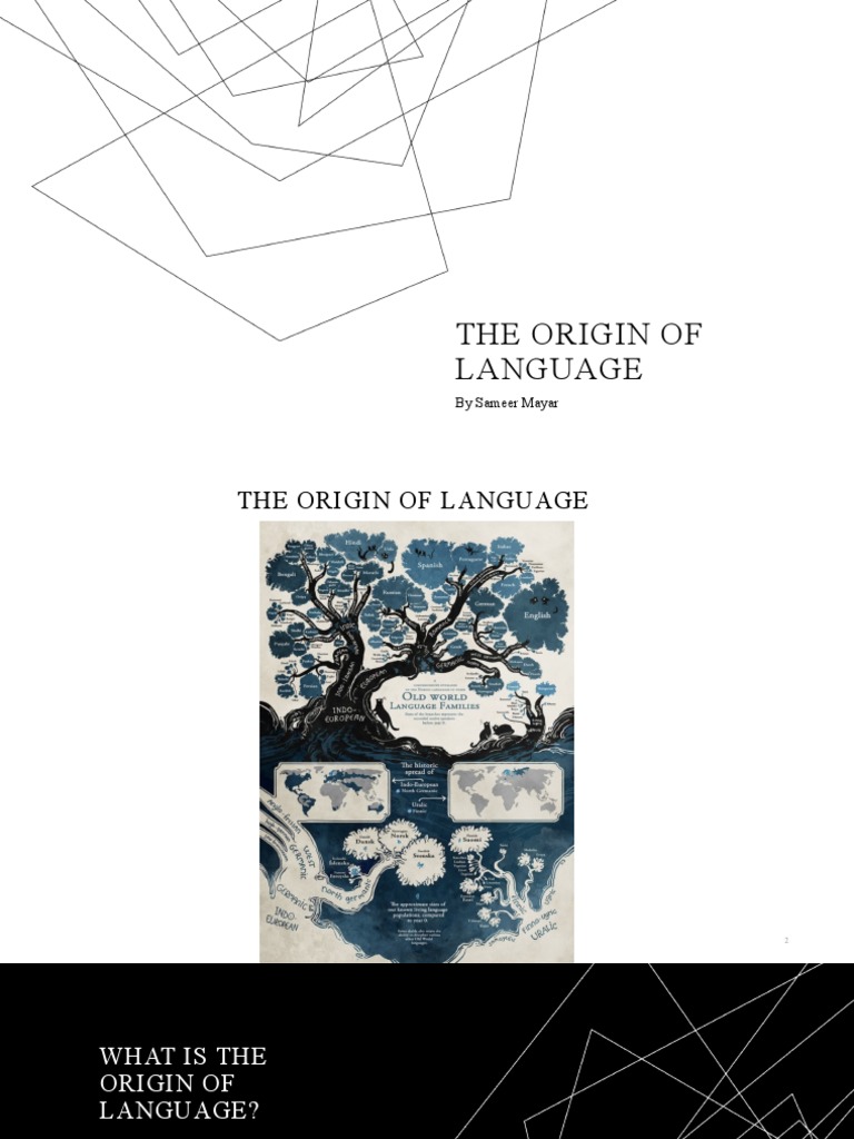 The Origin Of Language Cae