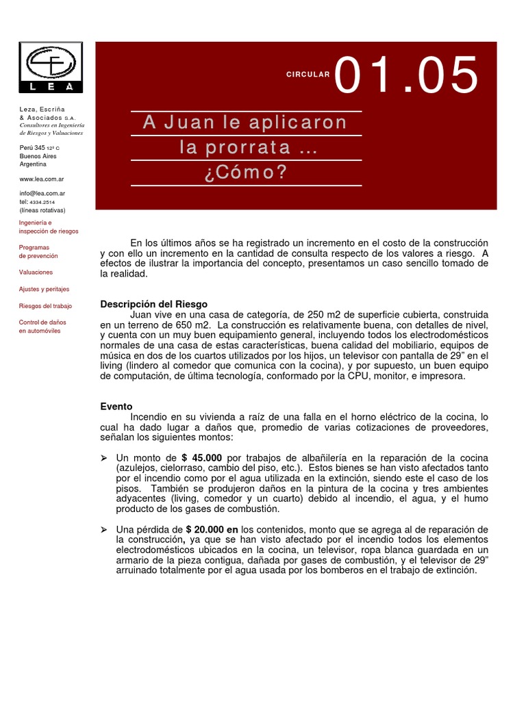 Circular LEA 0105 | PDF | Póliza de seguros