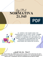Ley TEA Normativa 21.545